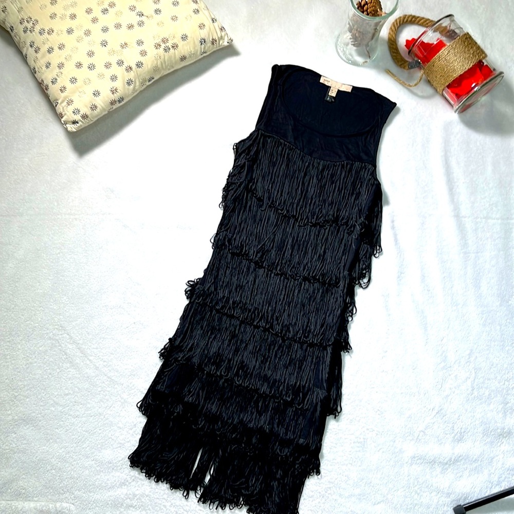 Mango Moments tassel dress